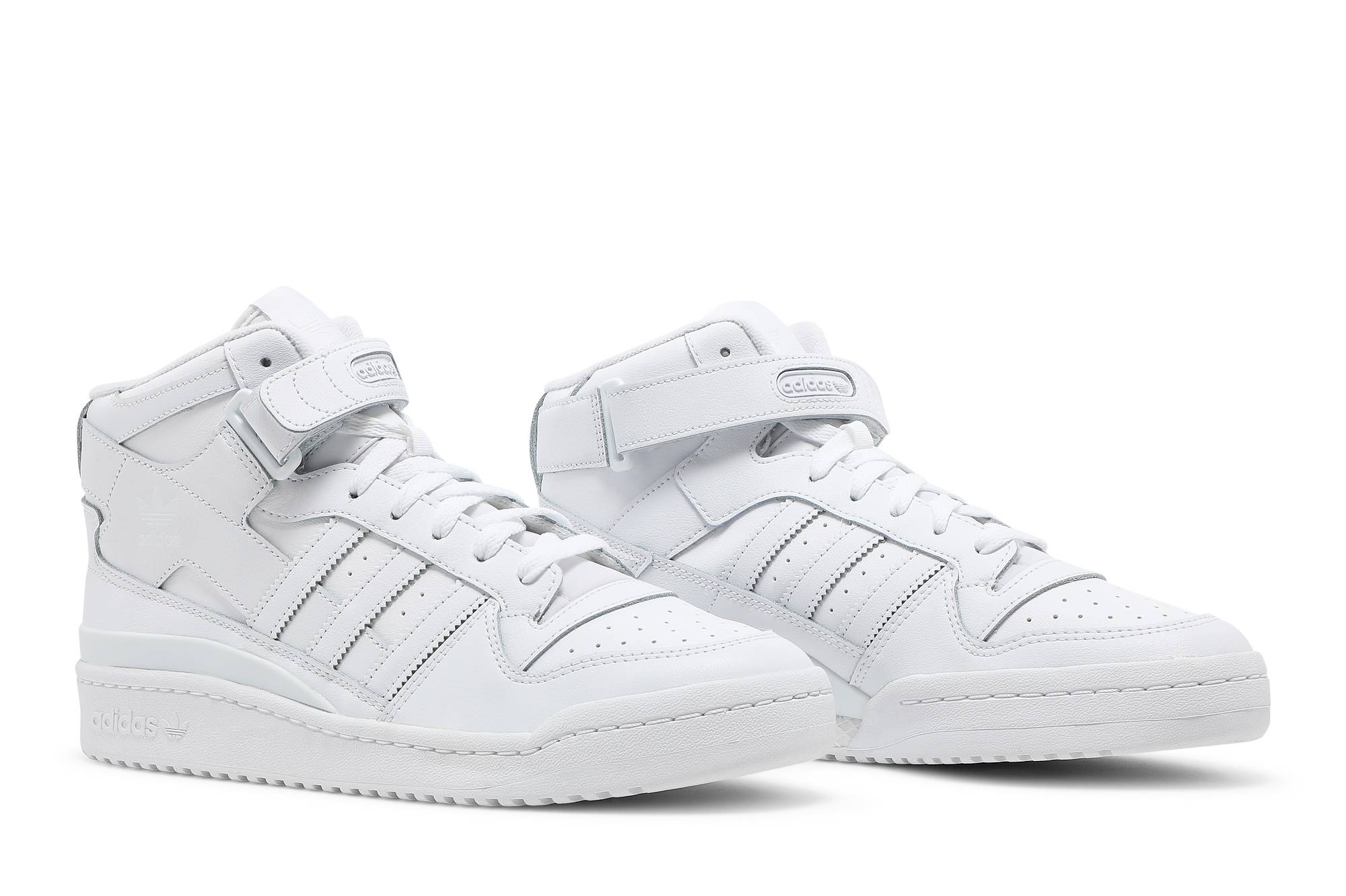 adidas forum mid triple white