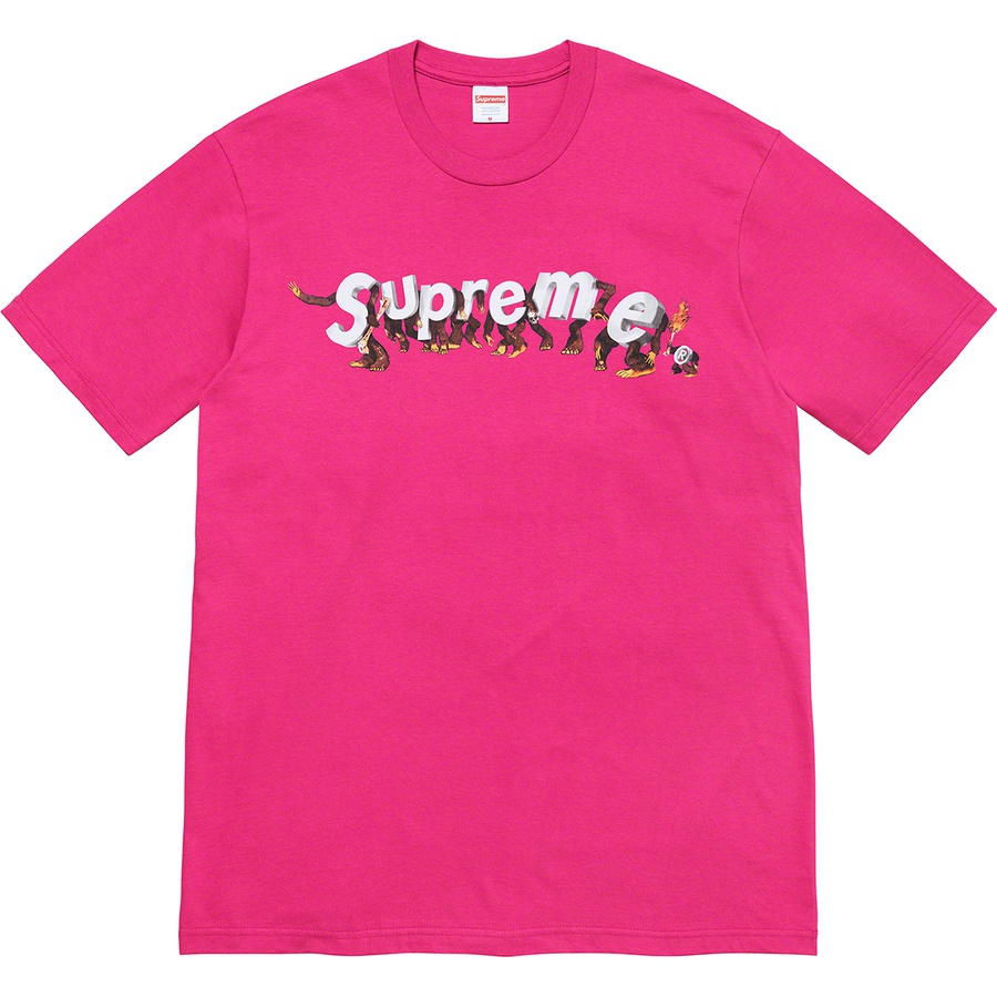 supreme apes tee navy