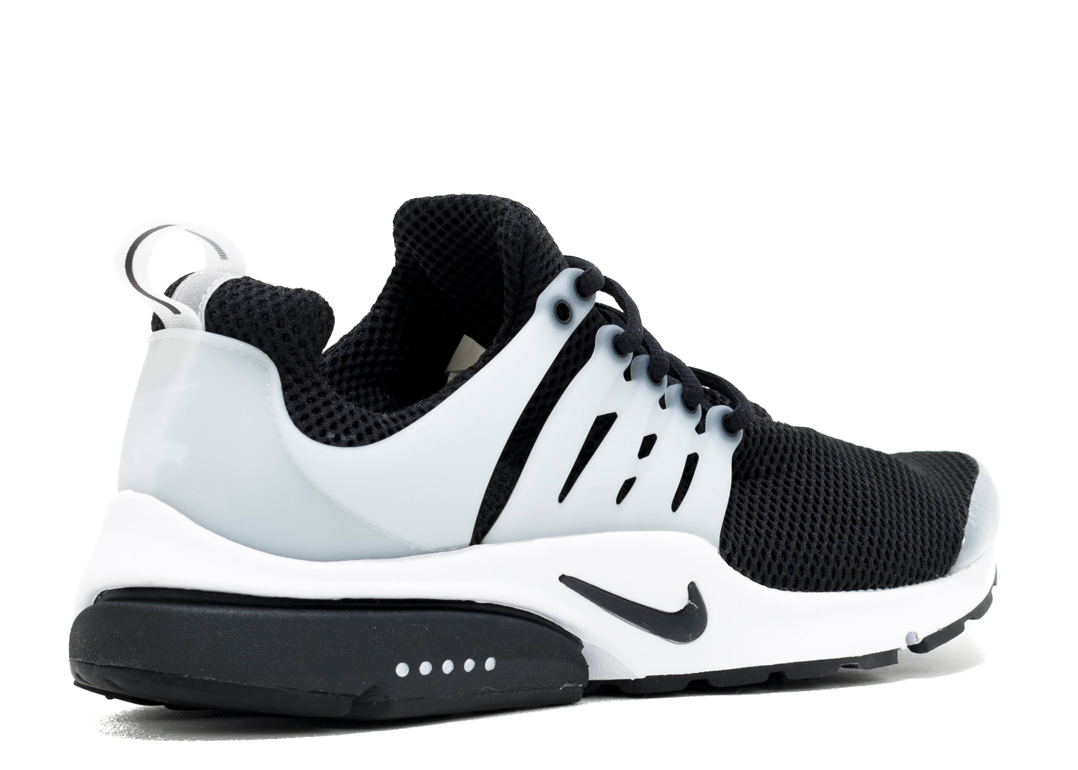 nike air presto mesh black grey