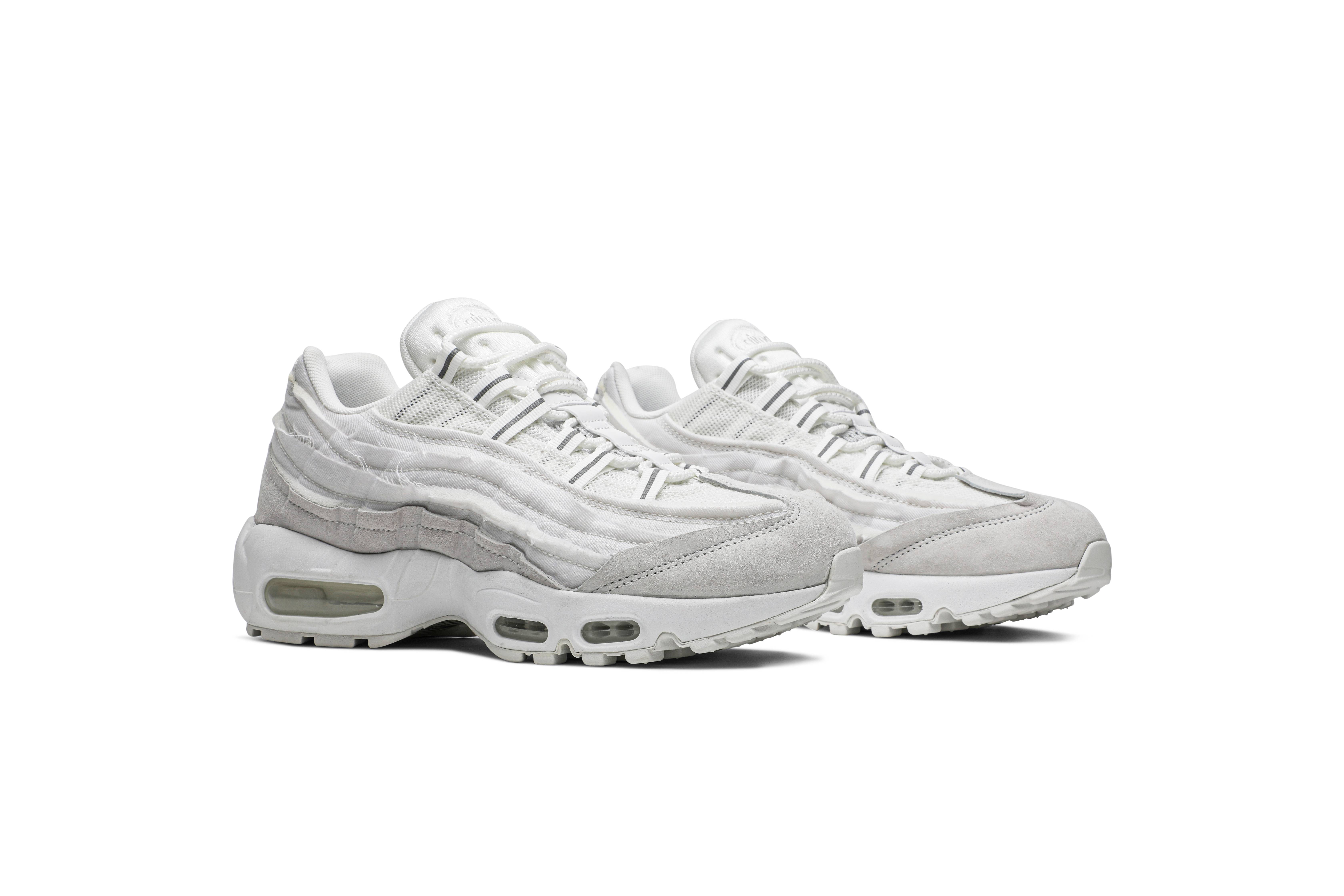 cdg air max 95 white