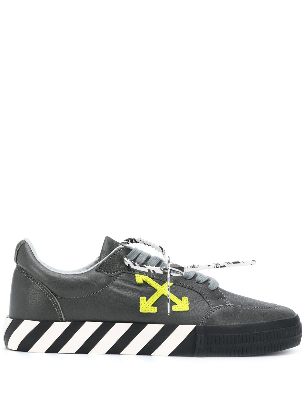 off white vulc low black green