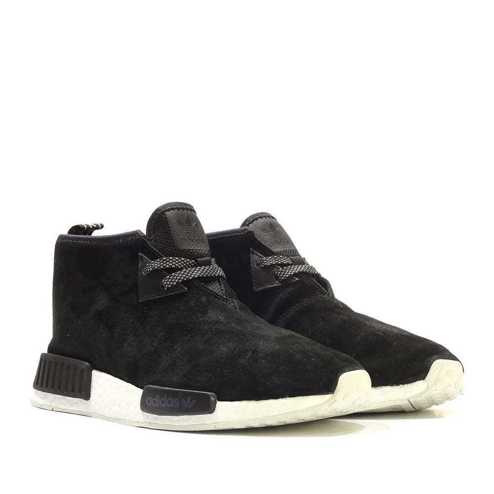 nmd black suede