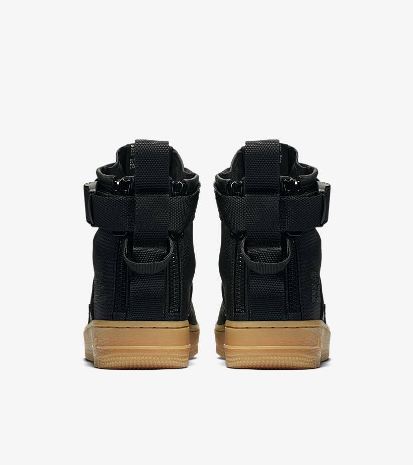 nike sf air force 1 mid black gum
