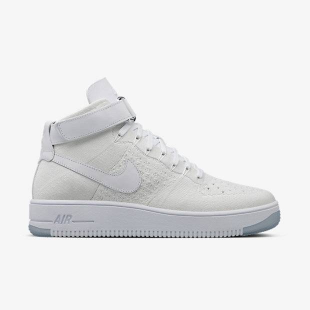 nike air force 1 ultra flyknit mid triple white