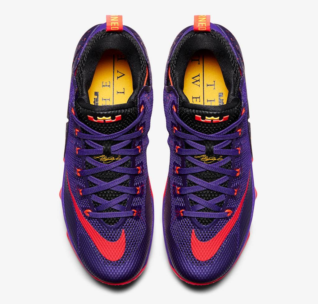 purple orange lebrons