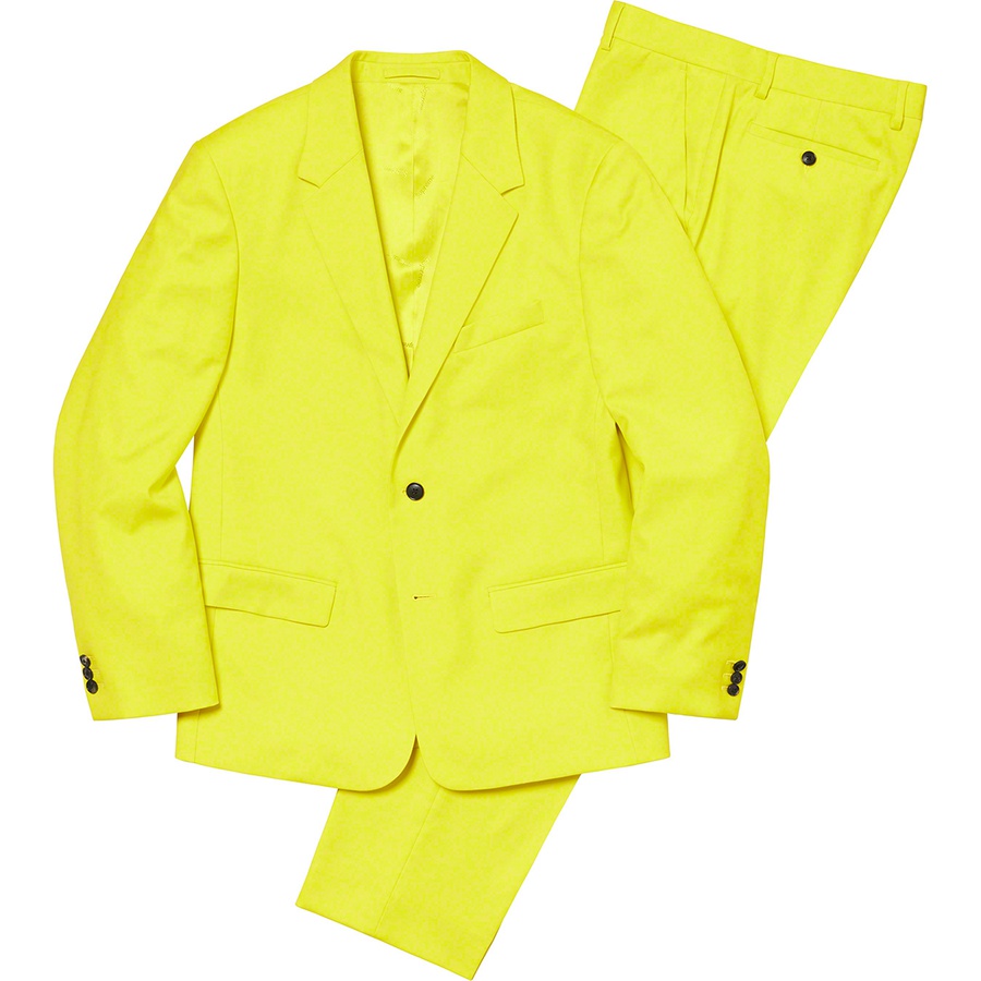 pale yellow suit