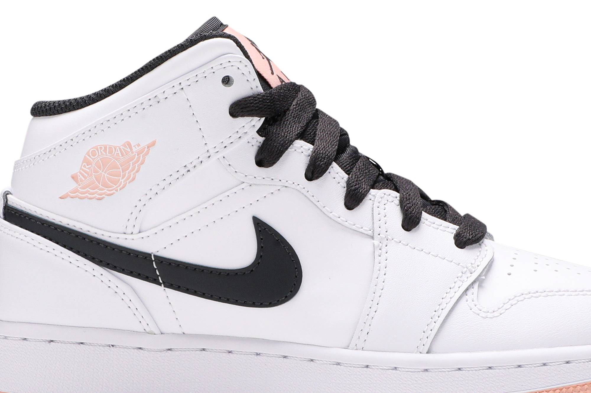 Air Jordan 1 Mid 'White Arctic Orange 