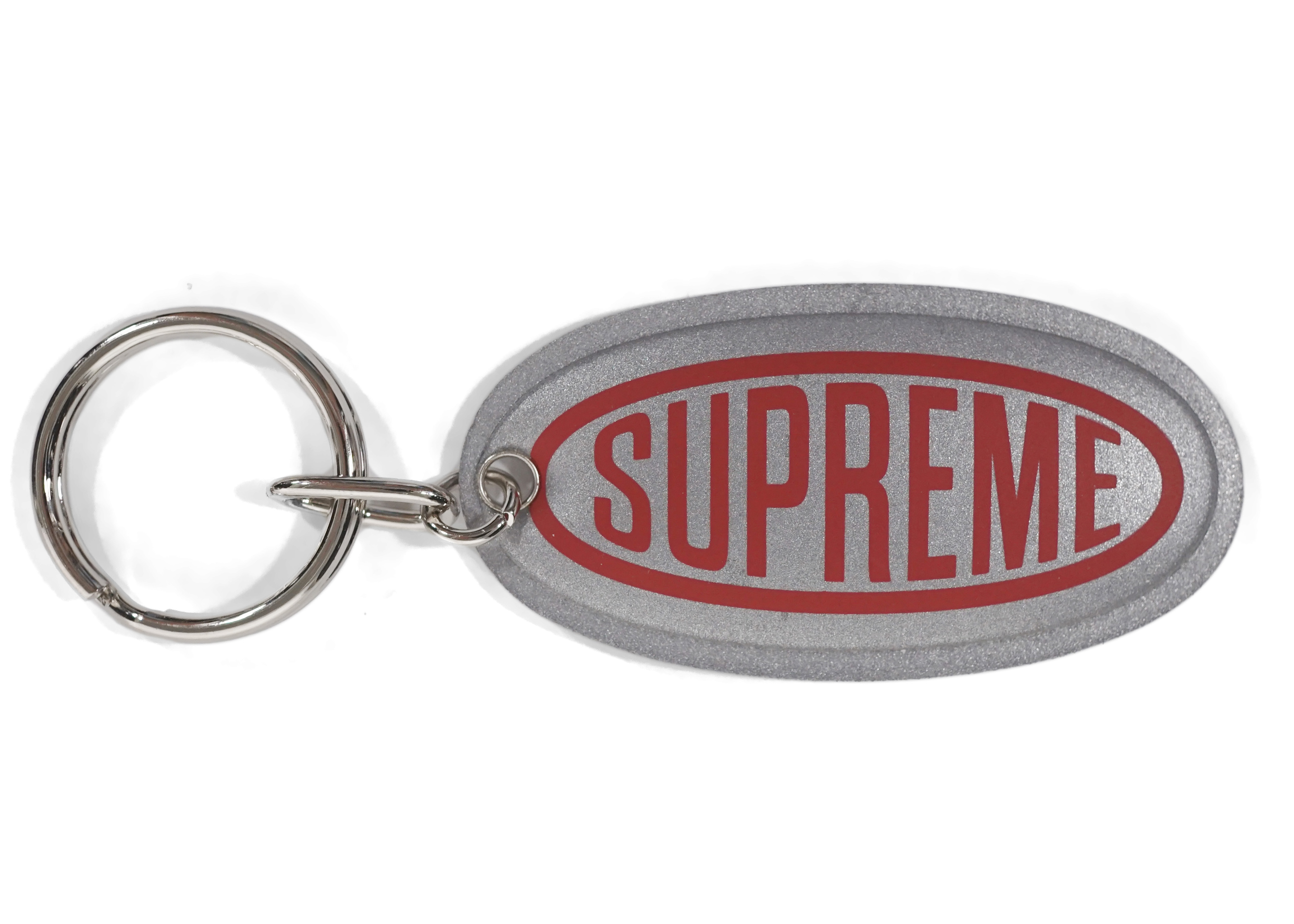 supreme reflective keychain