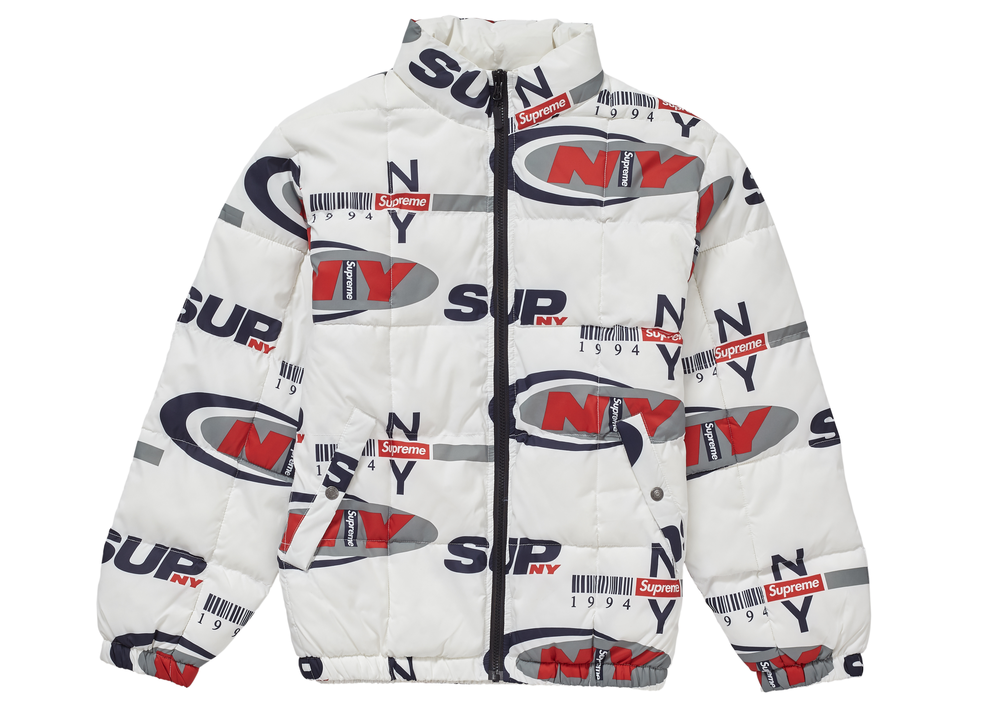 supreme ny reversible puffy jacket
