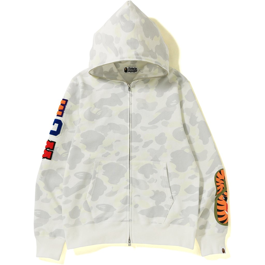 bape city camo hoodie white