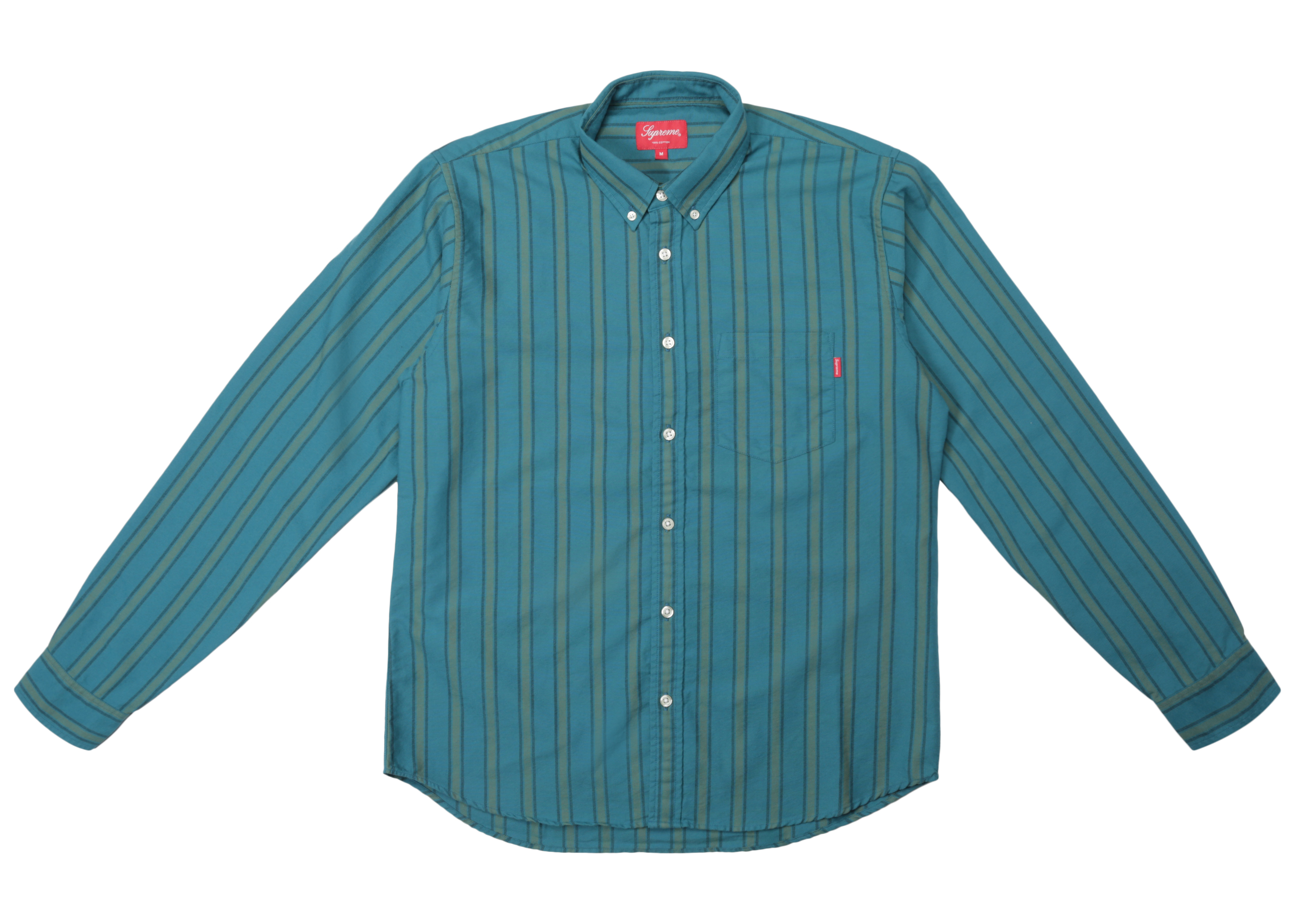 supreme stripe oxford shirt