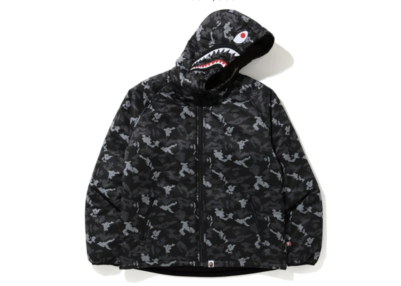 Bape Shark Hoodie Jacket Black Novelship