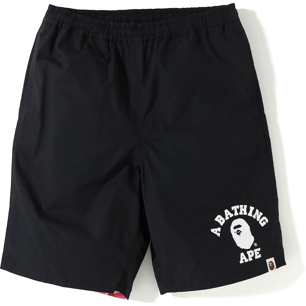Bape ABC Reversible Shorts Black Pink 