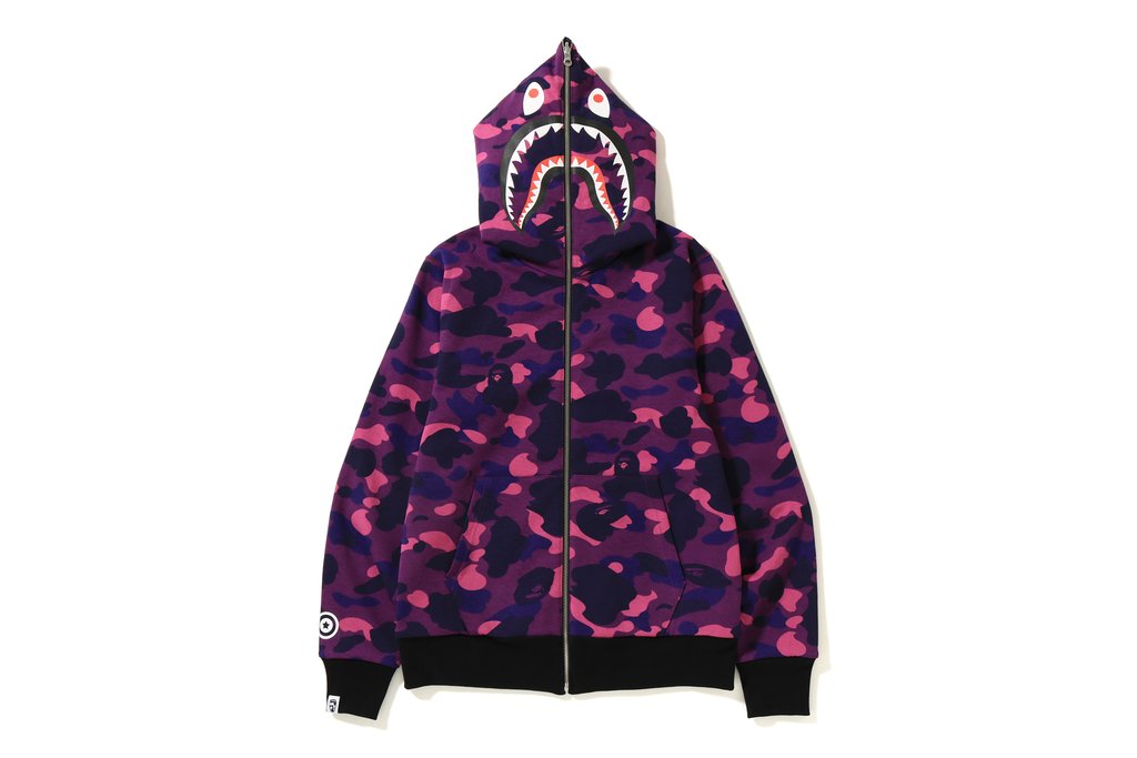 reversible bape hoodie