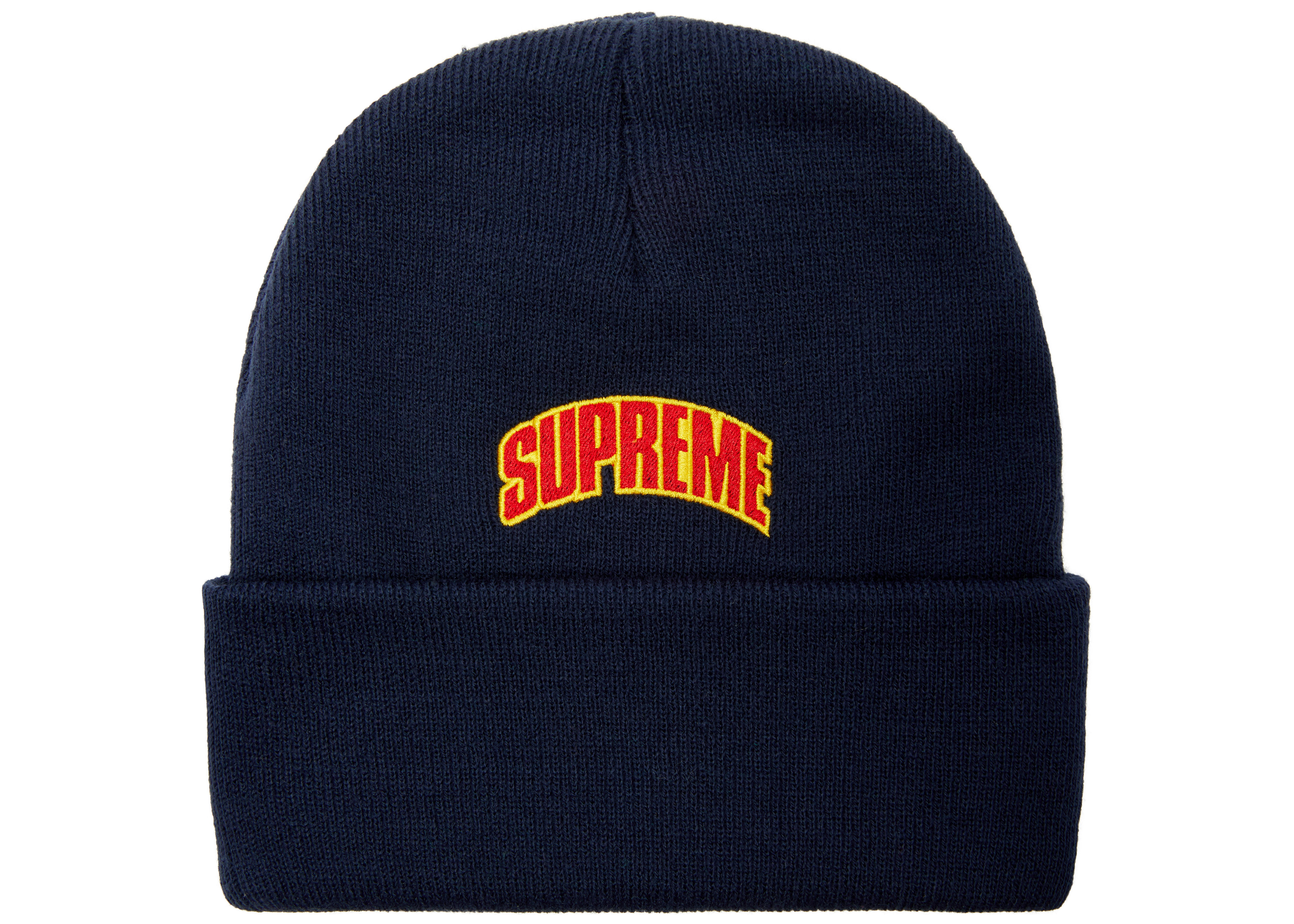 Supreme Crown Logo Beanie Navy - Novelship