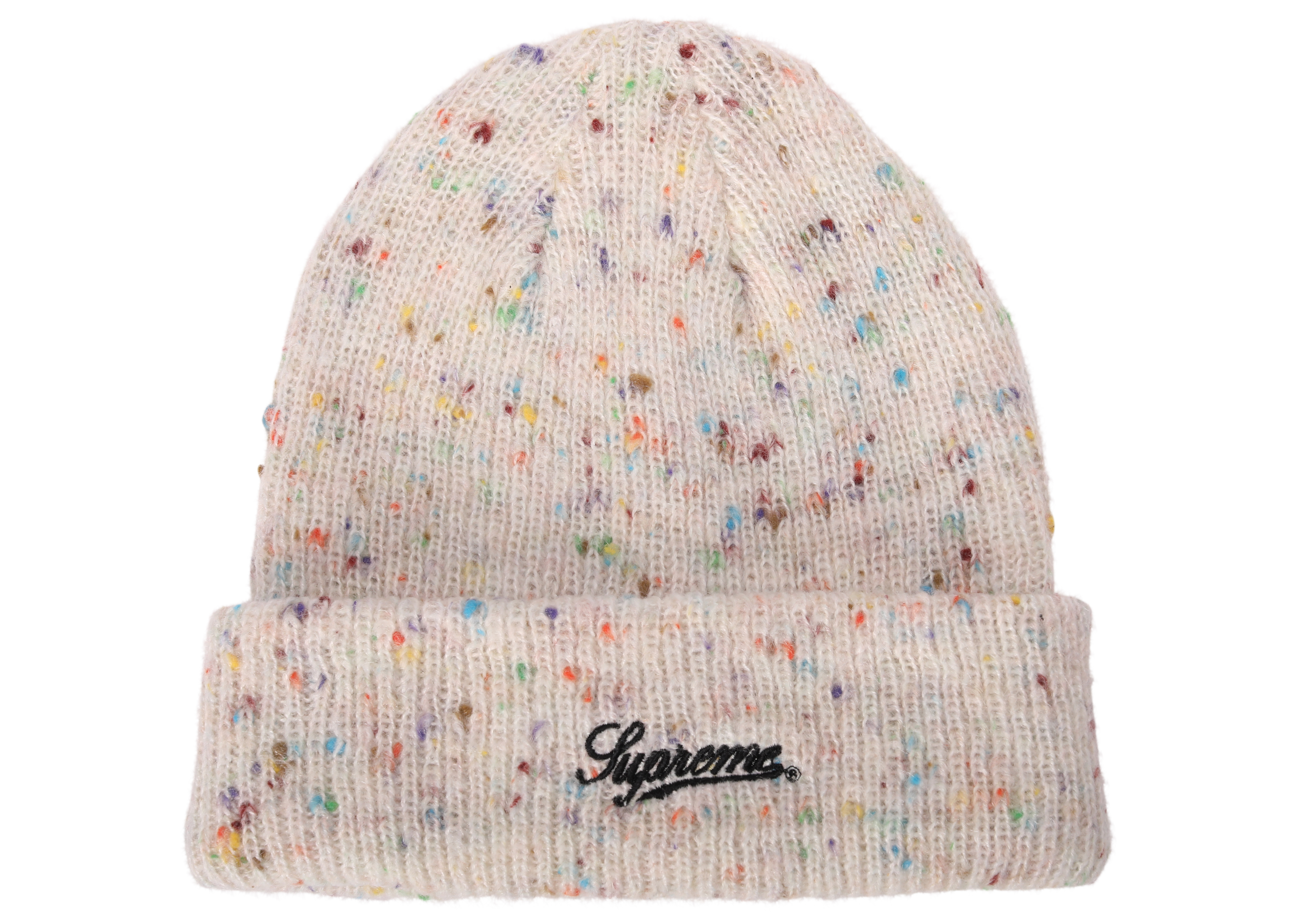 Supreme Colored Speckle Beanie Natural 