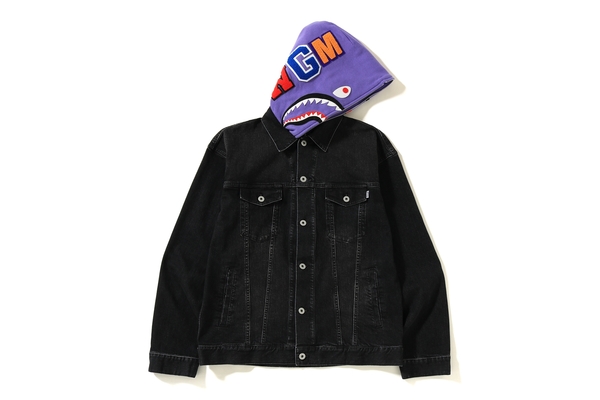 bape jacket black