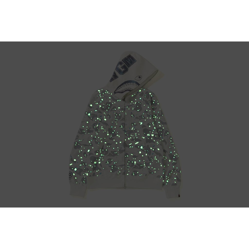 space camo shark hoodie
