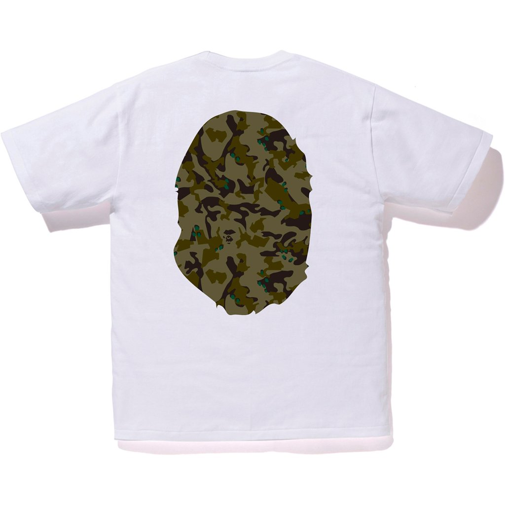 bape camo head tee