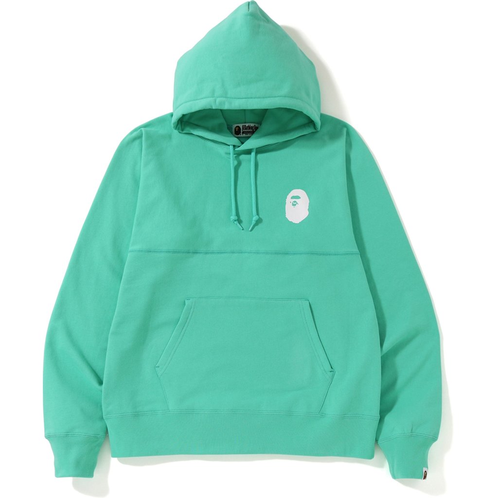 bape wide pullover hoodie