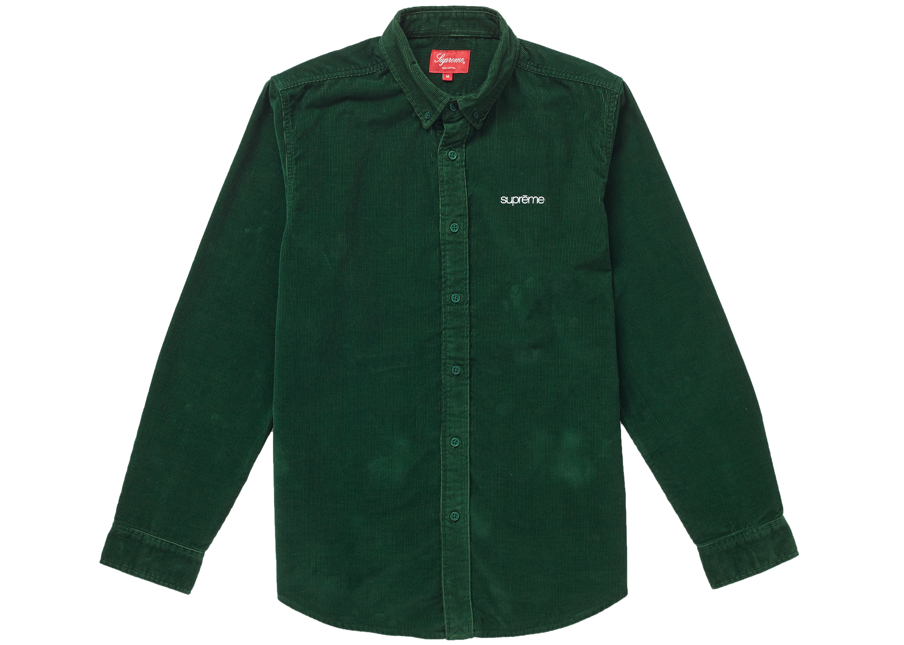 Supreme Corduroy Shirt Green - Novelship