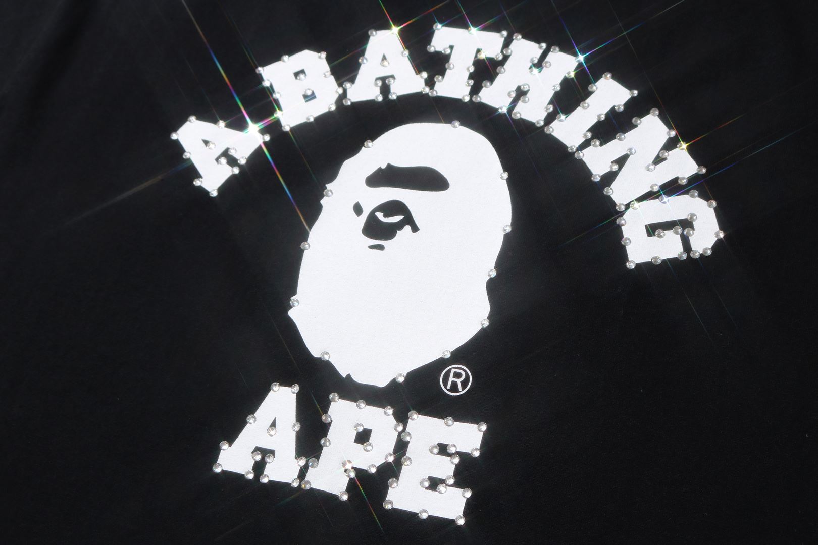 bape crystal tee