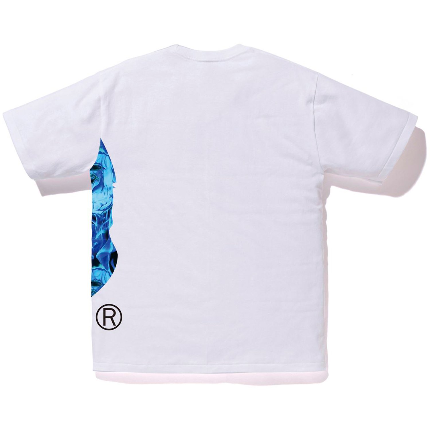 bape blue flame shirt