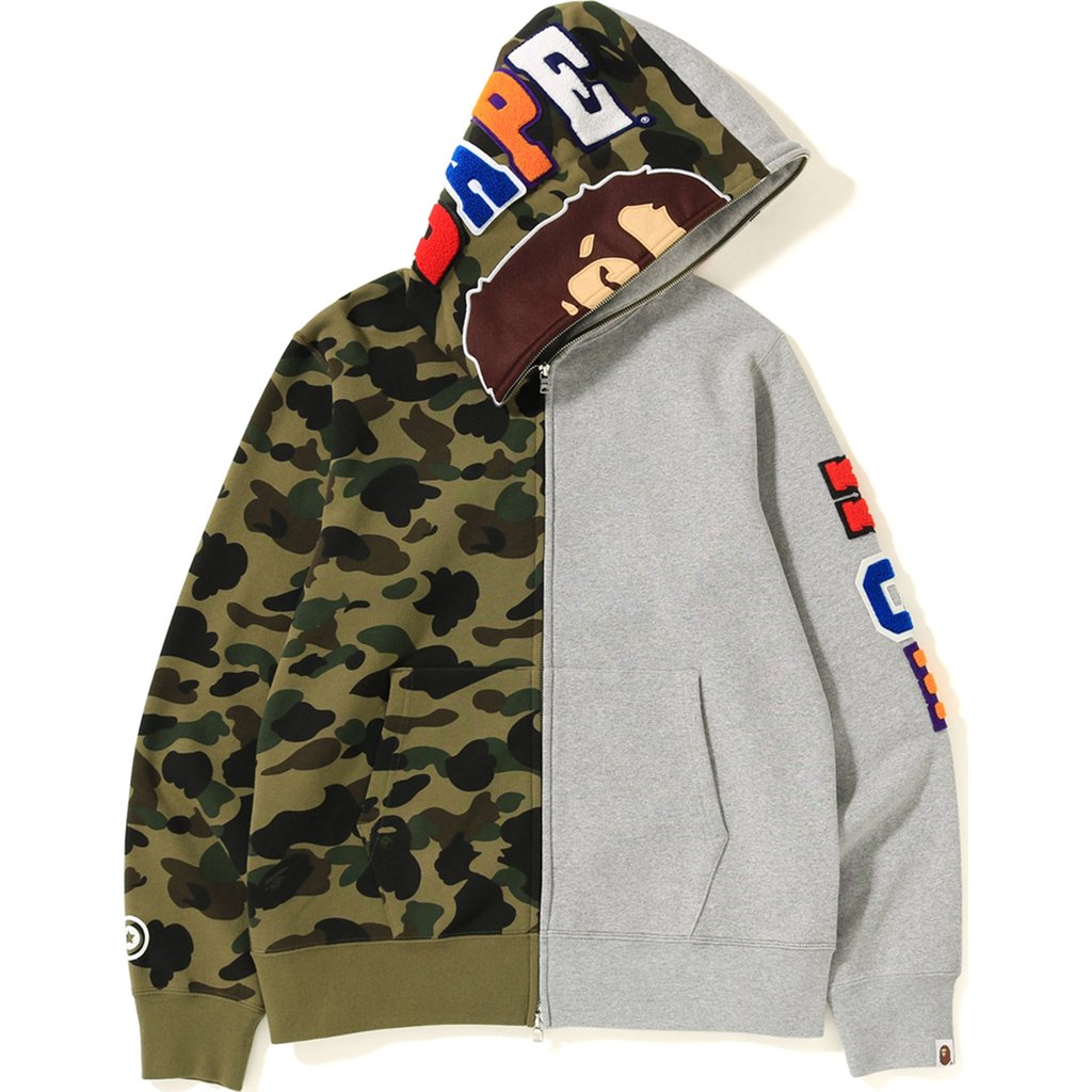 bape half camo