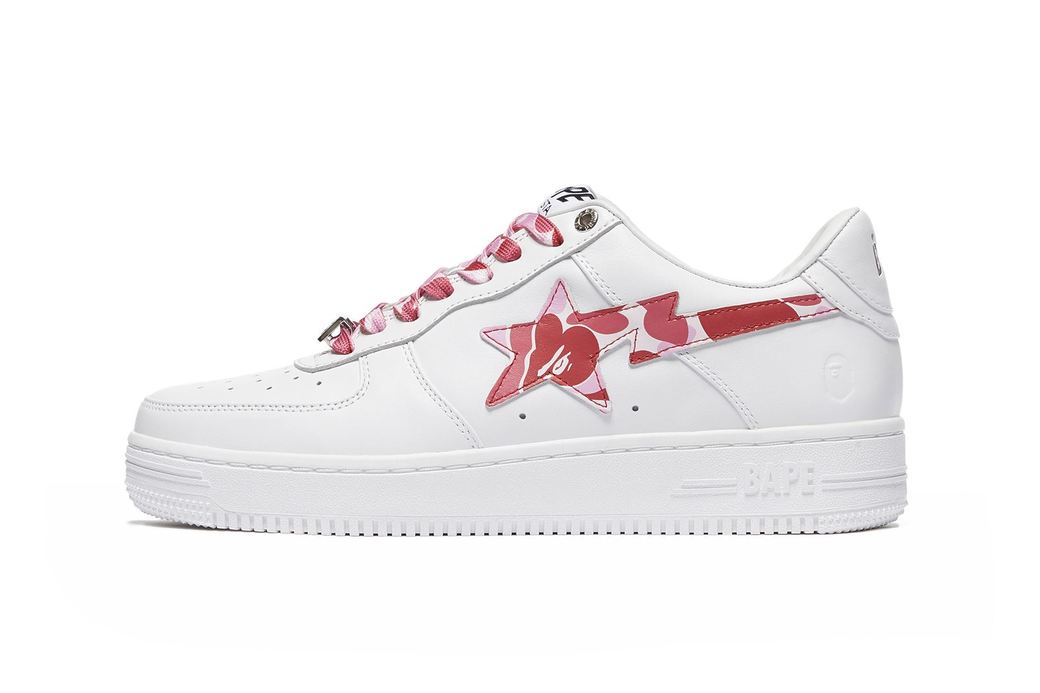 bape sta low pink