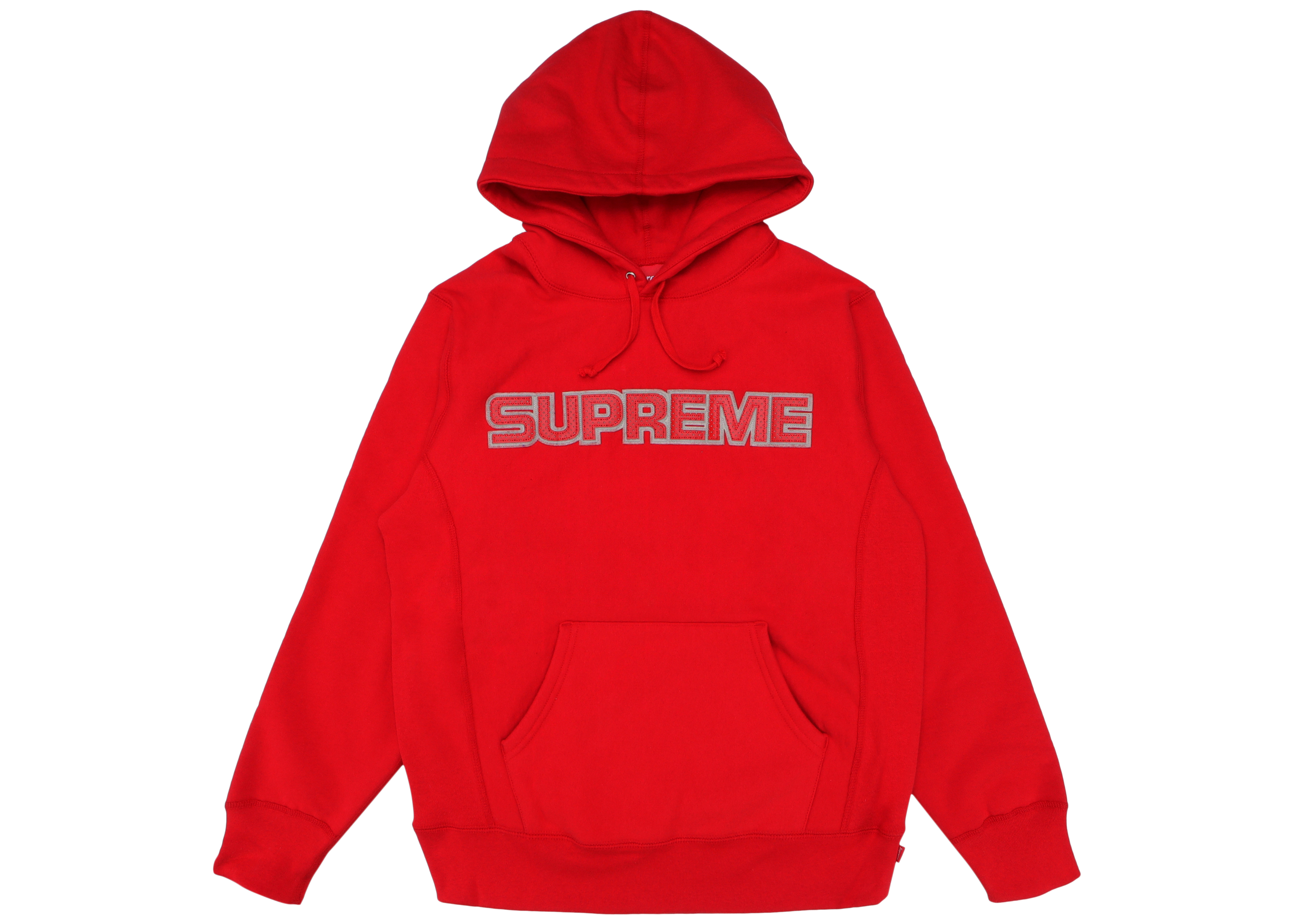 supreme eyelet hooded sweatshirt black