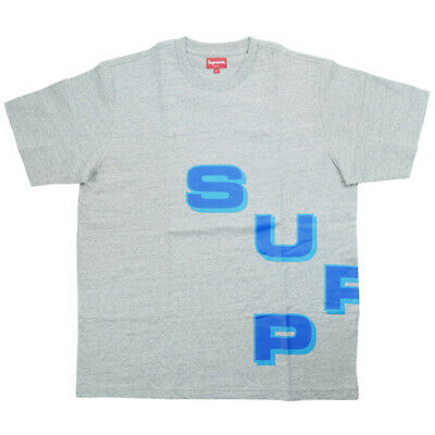 supreme stagger tee black
