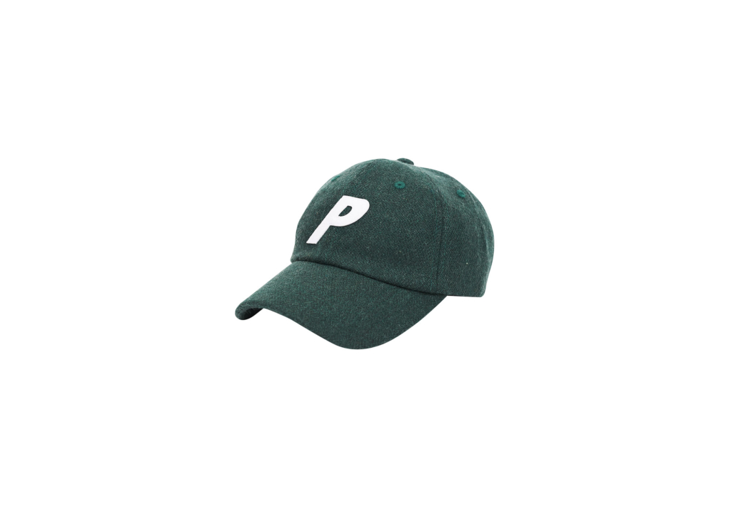 Palace P 6‑Panel Melton Wool Green 
