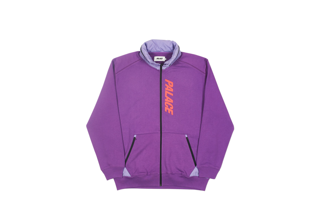 palace palaska fleece jacket purple