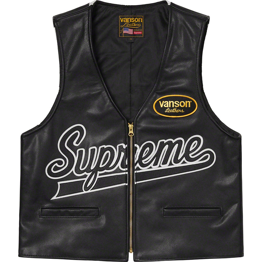 supreme motorcycle vest