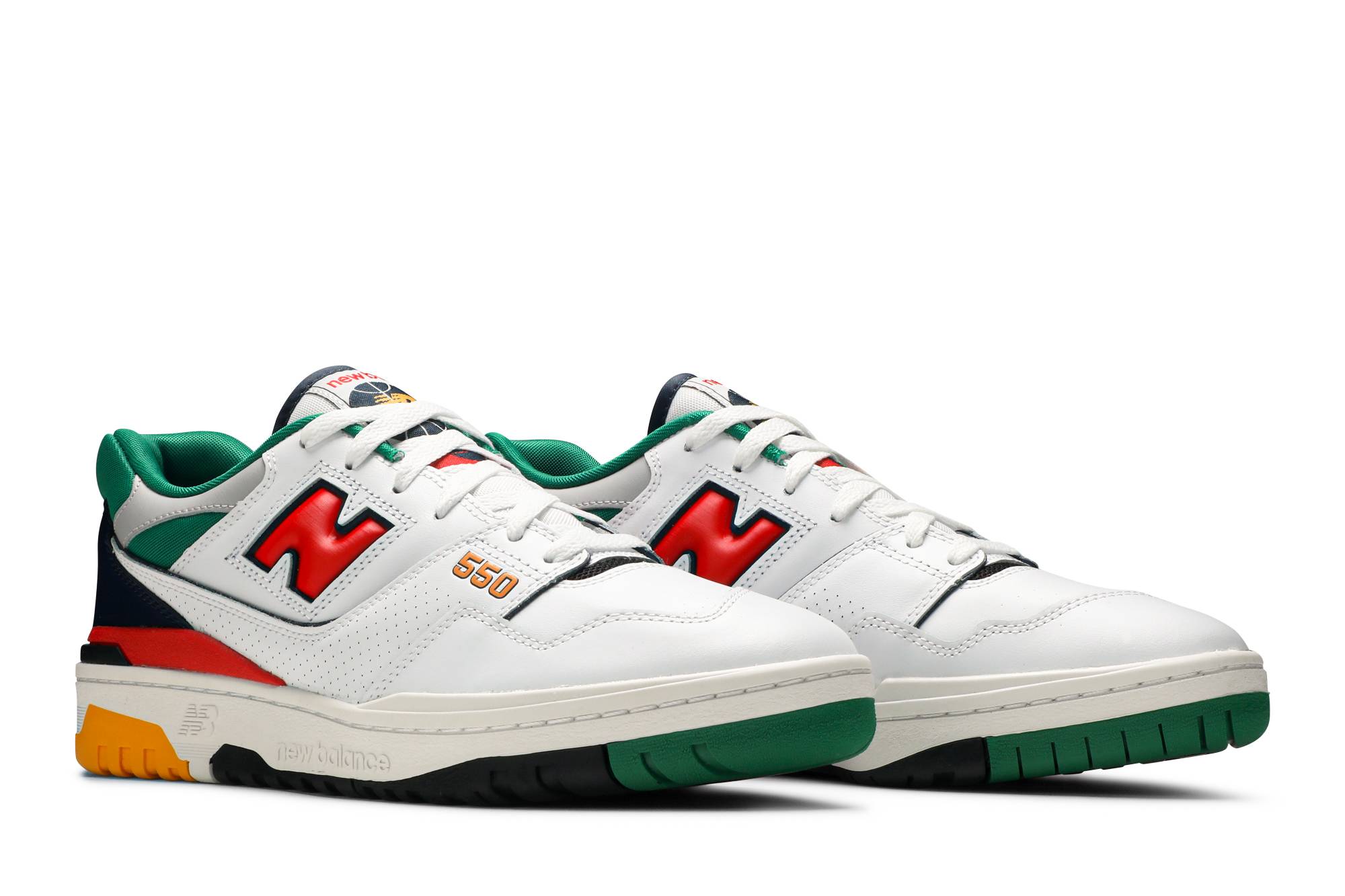 new balance 550 oak leaf green red