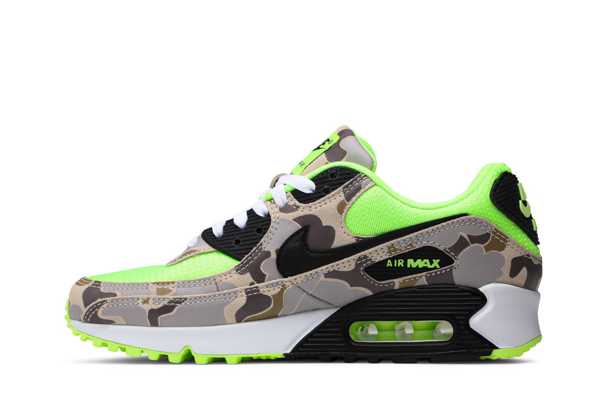 neon camo air max 90