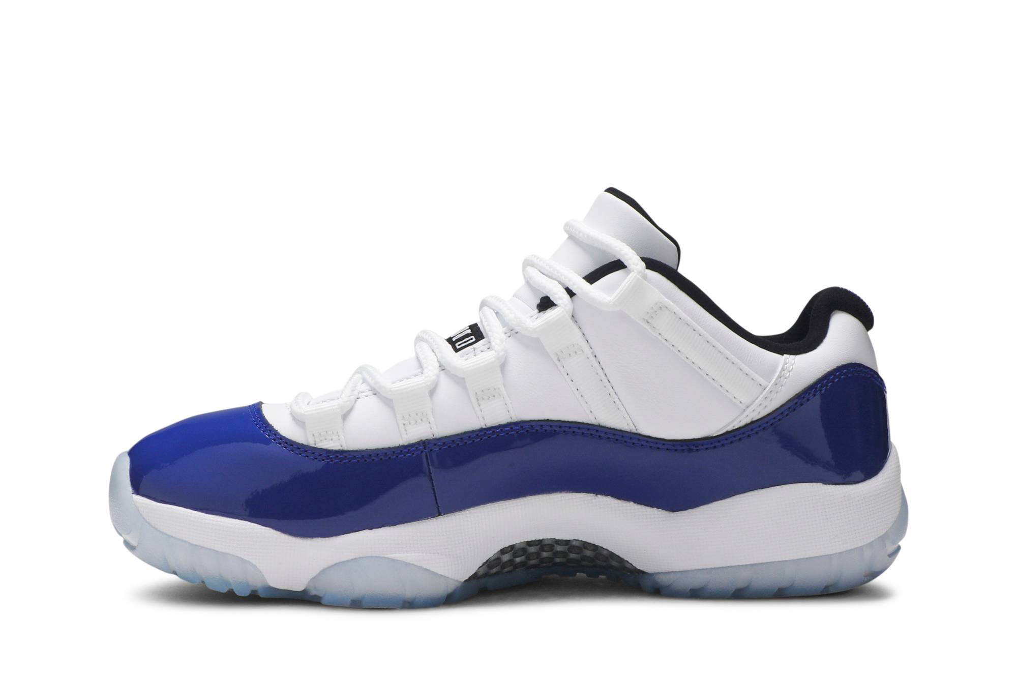 white and blue concord 11