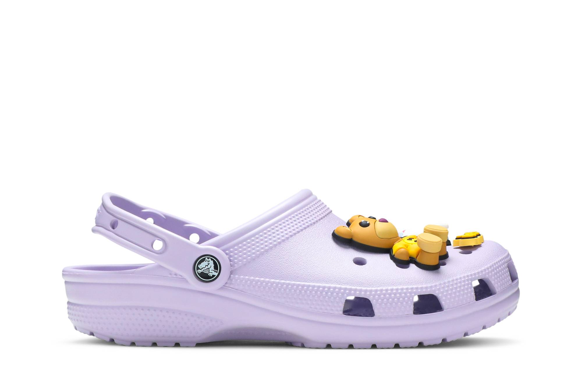 drew purple crocs