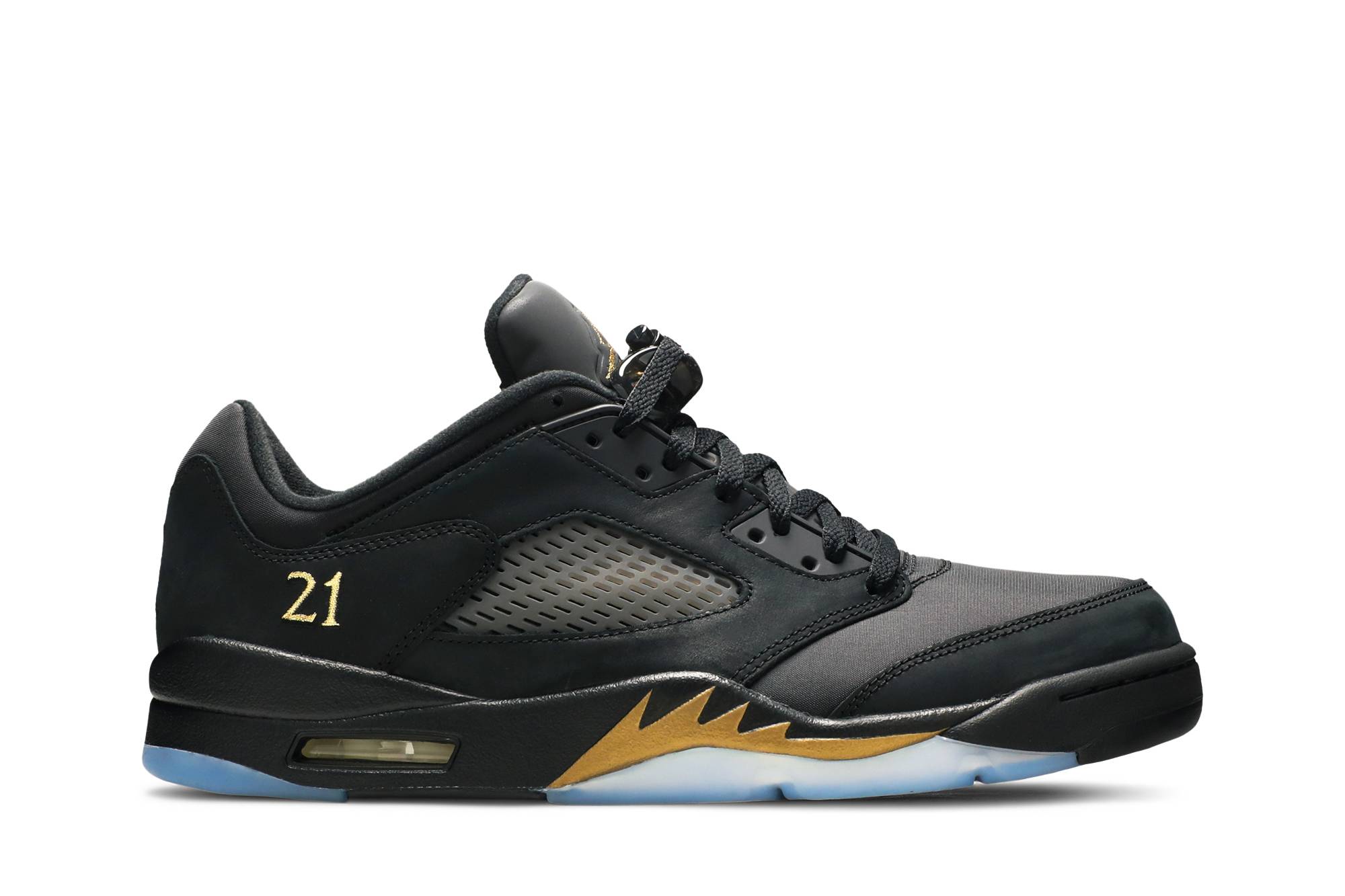 jordan 5 low black gold