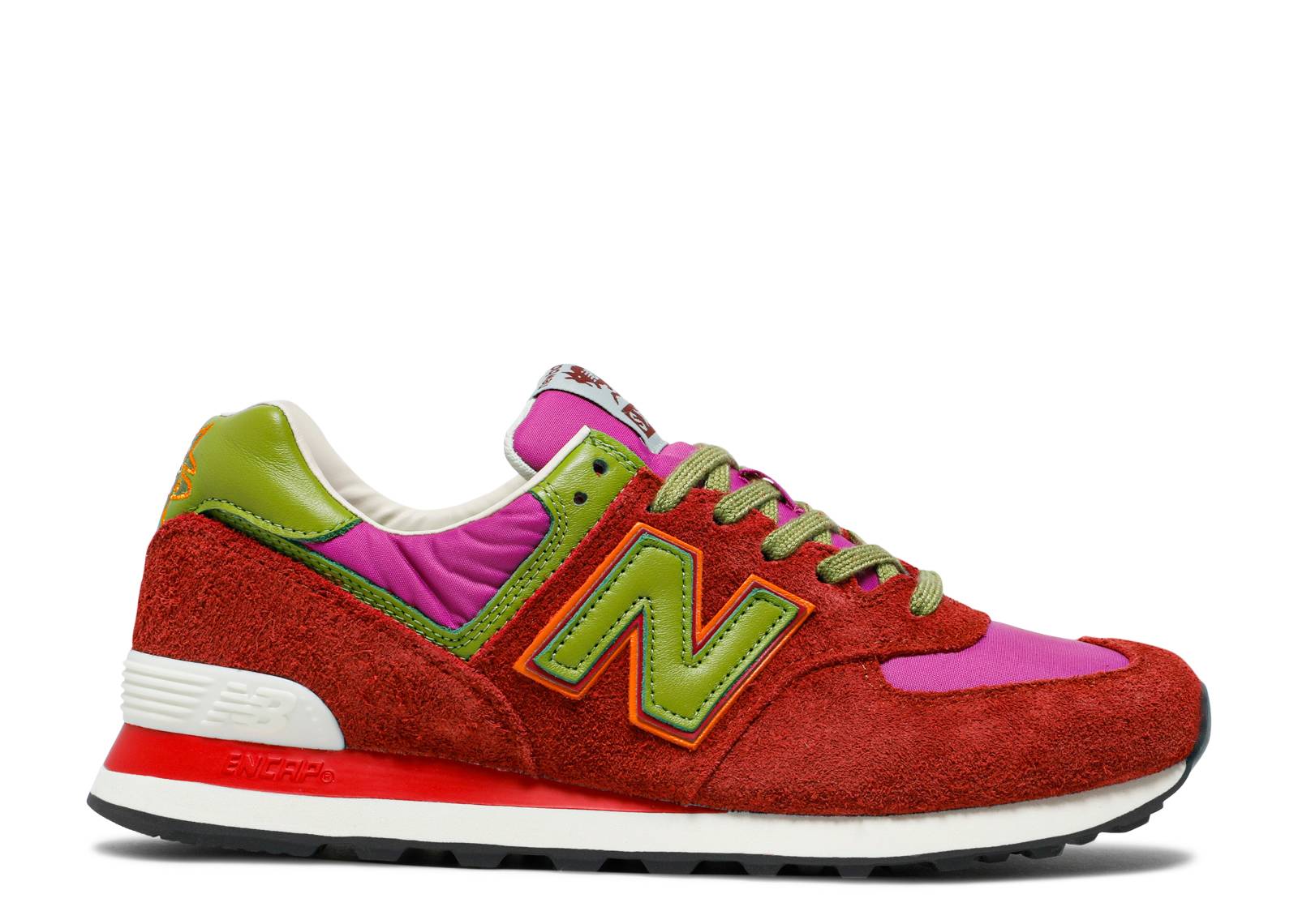 new balance 574 red and yellow