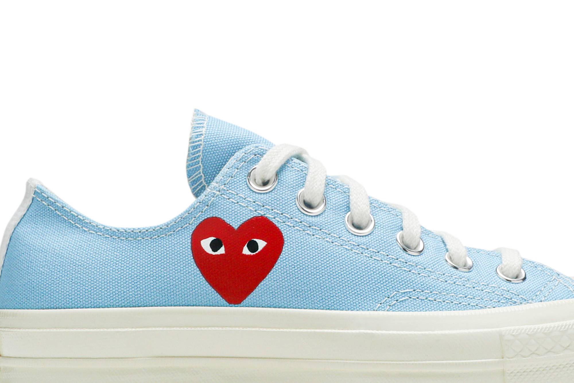 navy comme des garcons converse
