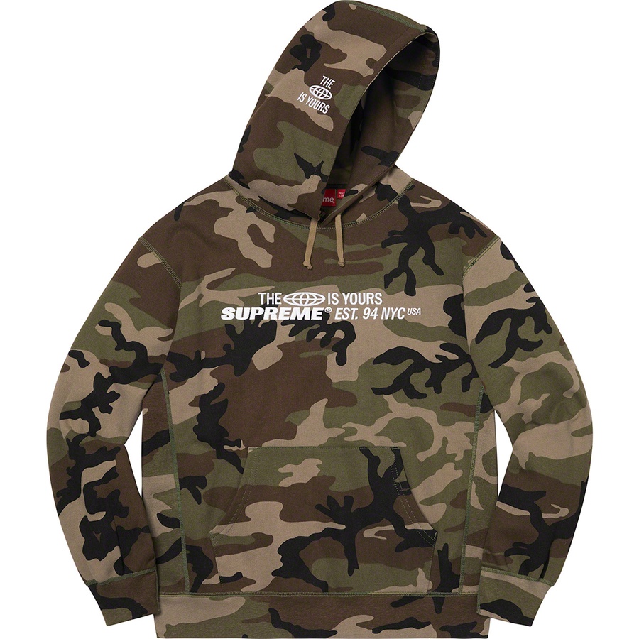 supreme camouflage sweatshirt