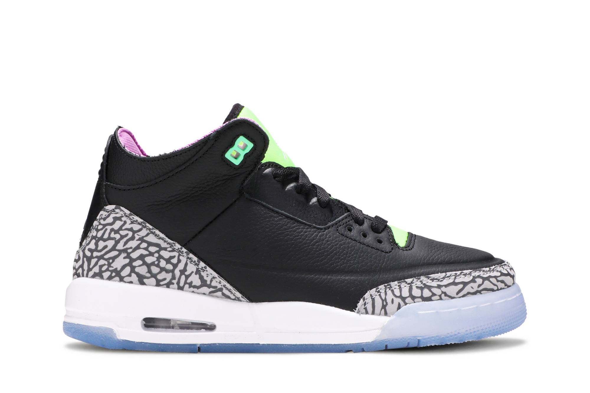 jordan 3 black electric green