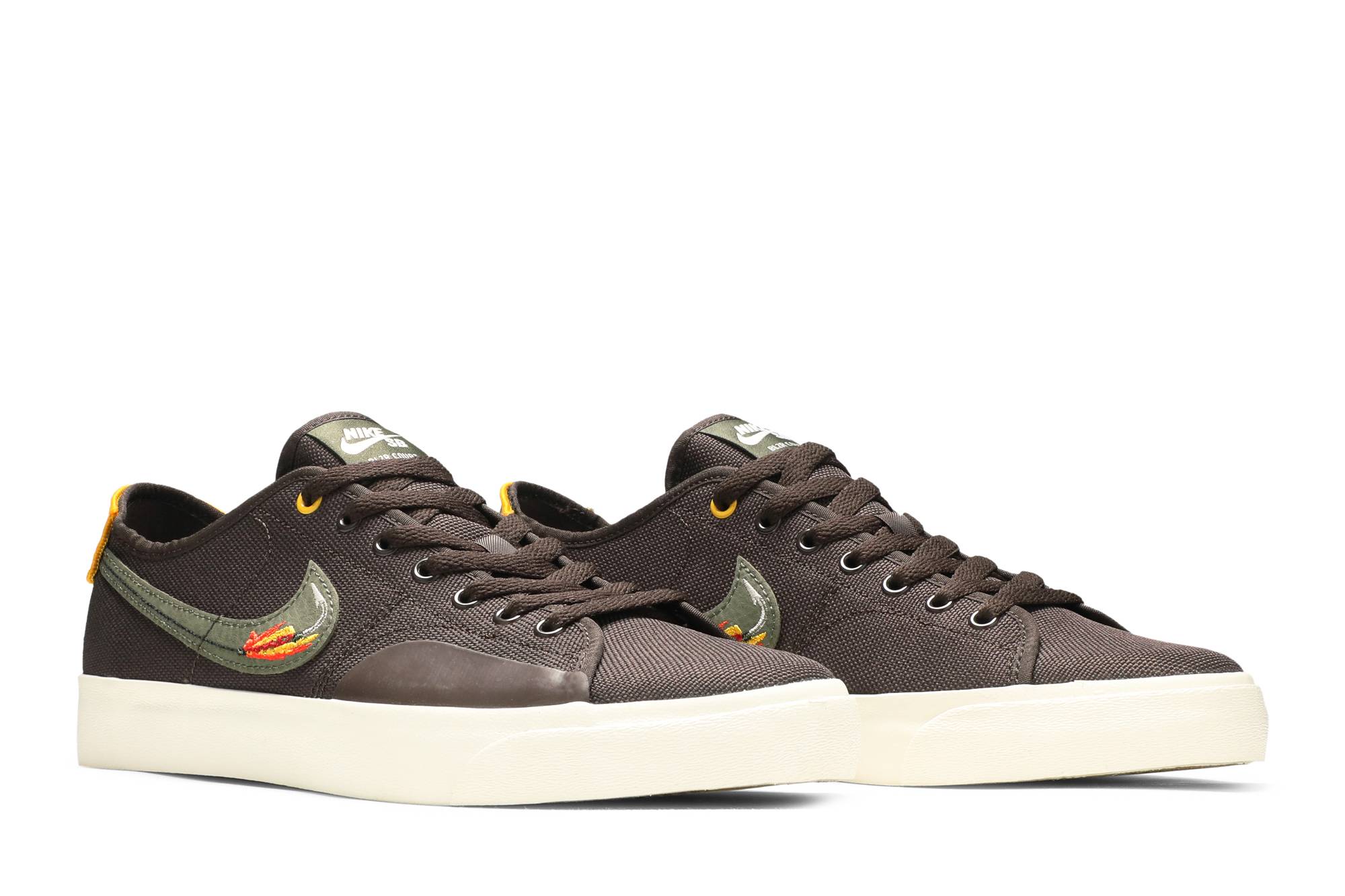 nike sb blazer court daan van der linden baroque brown