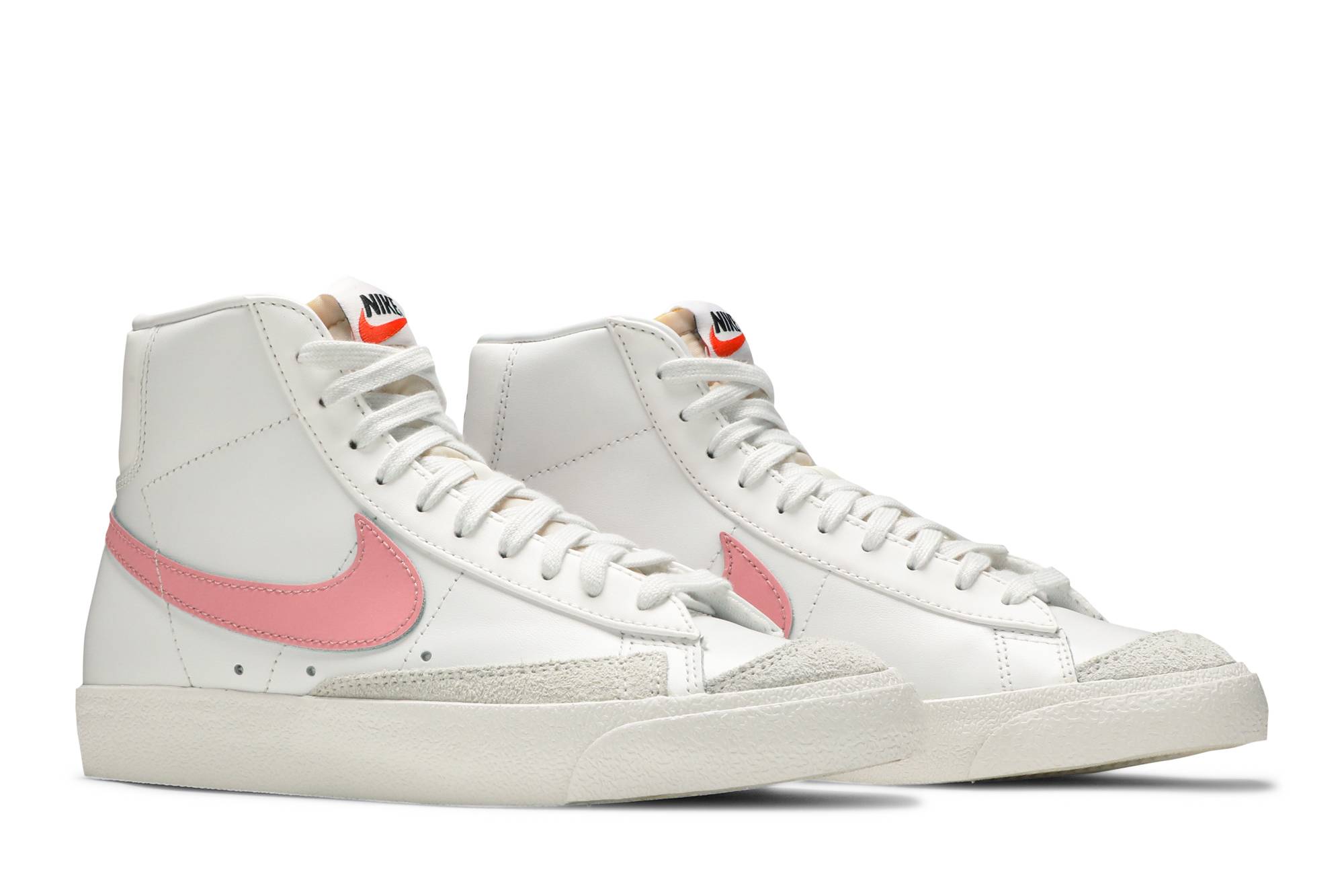 nike blazer mid 77 white sunset pulse