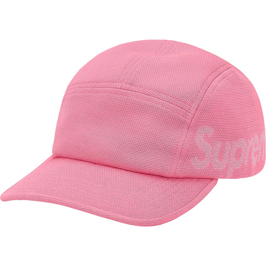 Supreme Jacquard Pique Camp Cap Pink Novelship