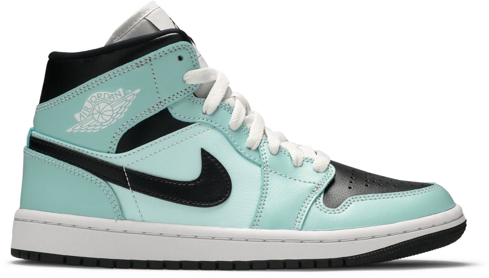 Air Jordan 1 Mid 'Aqua Black' (WMNS) - BQ6472-300 - Novelship