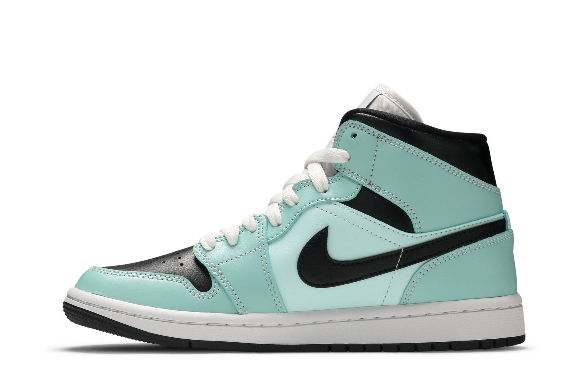 aqua black and white jordan 1