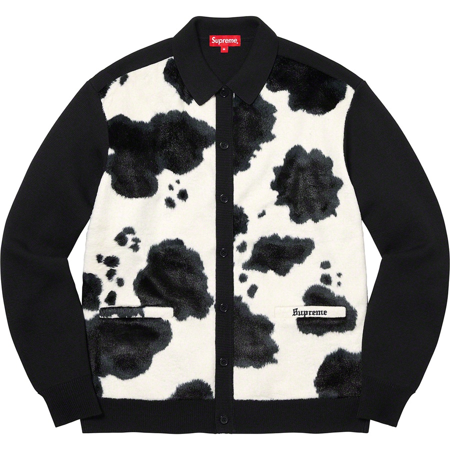 supreme cow print jacket