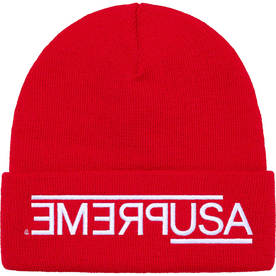 supreme usa beanie